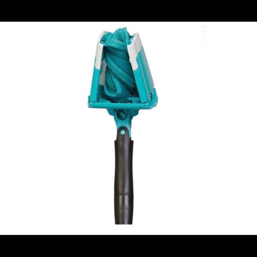 Green Handy Rotating Titan Twist Mop in Stainless Steel with Microfiber Pad New